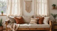 relaxed boho home hosting