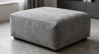 slim functional storage ottoman