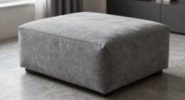 slim functional storage ottoman