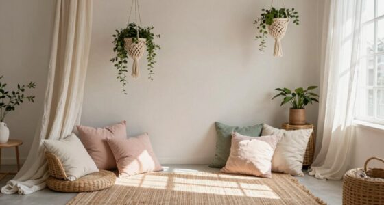 soft muted boho decor