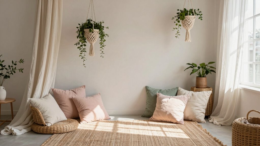 soft muted boho decor