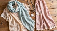 soft textures enhance boho style