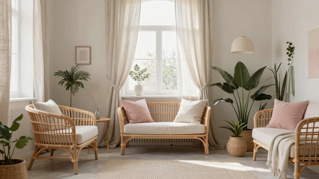 soothing harmonious textured environment