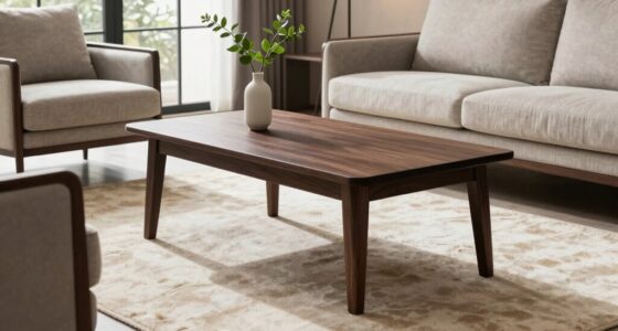 standard coffee table height