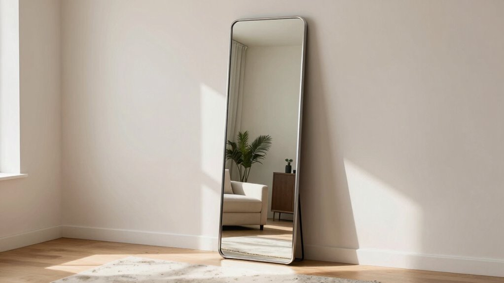 strategic mirror placement enhances space