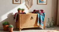 stylish organization enhances boho