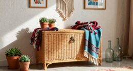 stylish organization enhances boho