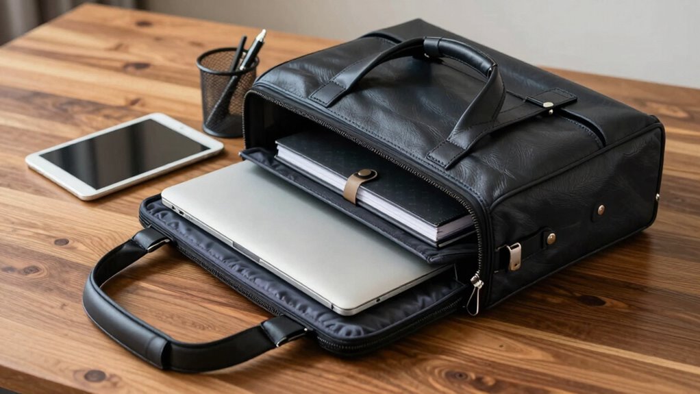 supportive organized work bags