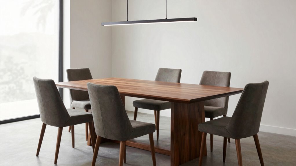 table shape influences space