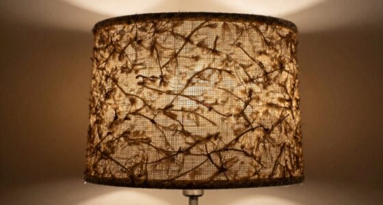 textured lampshades transform ambiance