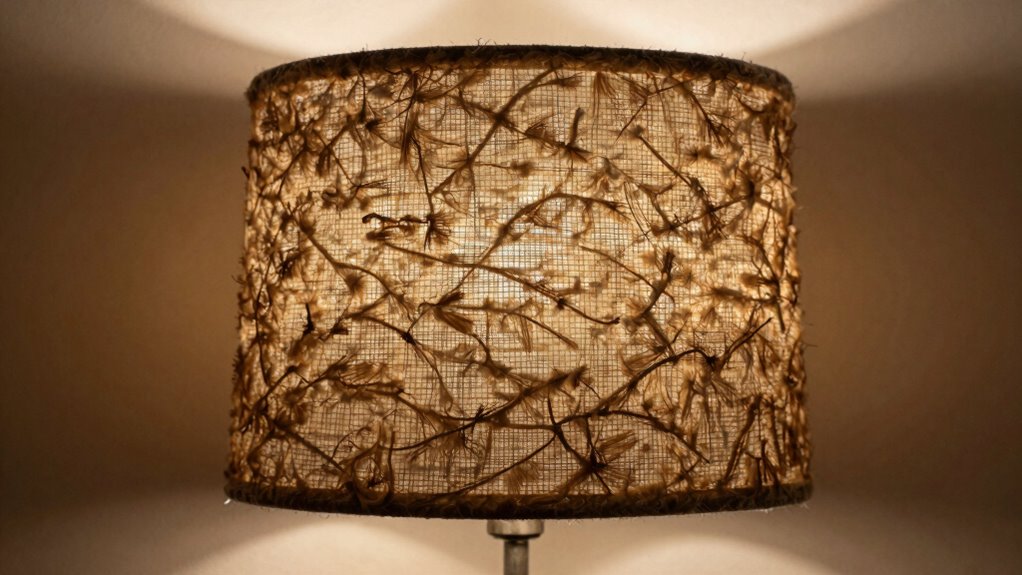 textured lampshades transform ambiance