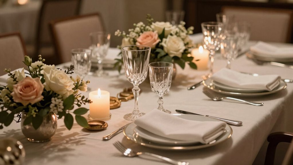thoughtful table decoration details