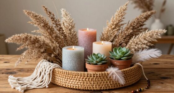year round boho centerpiece ideas