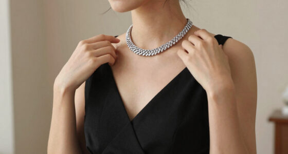 A Snakelike Necklace With Bejeweled Scales