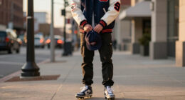 Score style point with this football inspired fashion