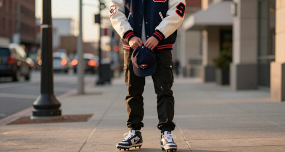 Score style point with this football inspired fashion