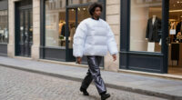 Trending in Paris for Men: Glitter Pants and Inflatable Suits