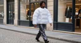 Trending in Paris for Men: Glitter Pants and Inflatable Suits