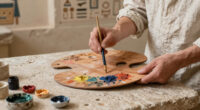 A 3,000-Year-Old Painter’s Palette from Ancient Egypt, with Traces of the Original Colors Still In It