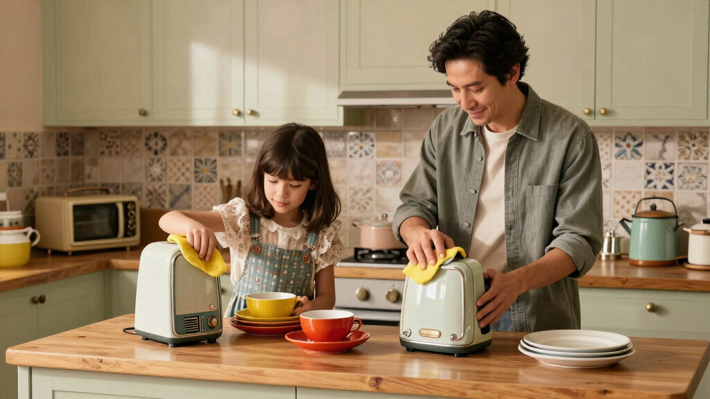 A Father-Daughter Duo Turned Her 90s Kitchen into a Vintage-Inspired Dream