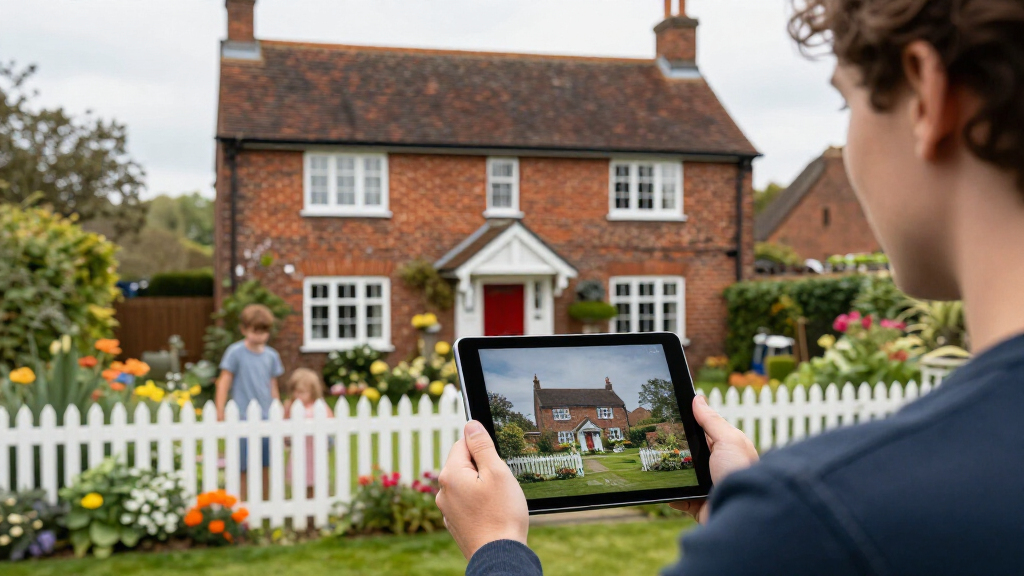 Charming homes for sale with family gardens in England – in pictures