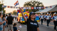 Licensable picture: The annual Independence Day Parade hosted by the Karl Ross American Legion Post wends its way through downtown Stockton on Jul.