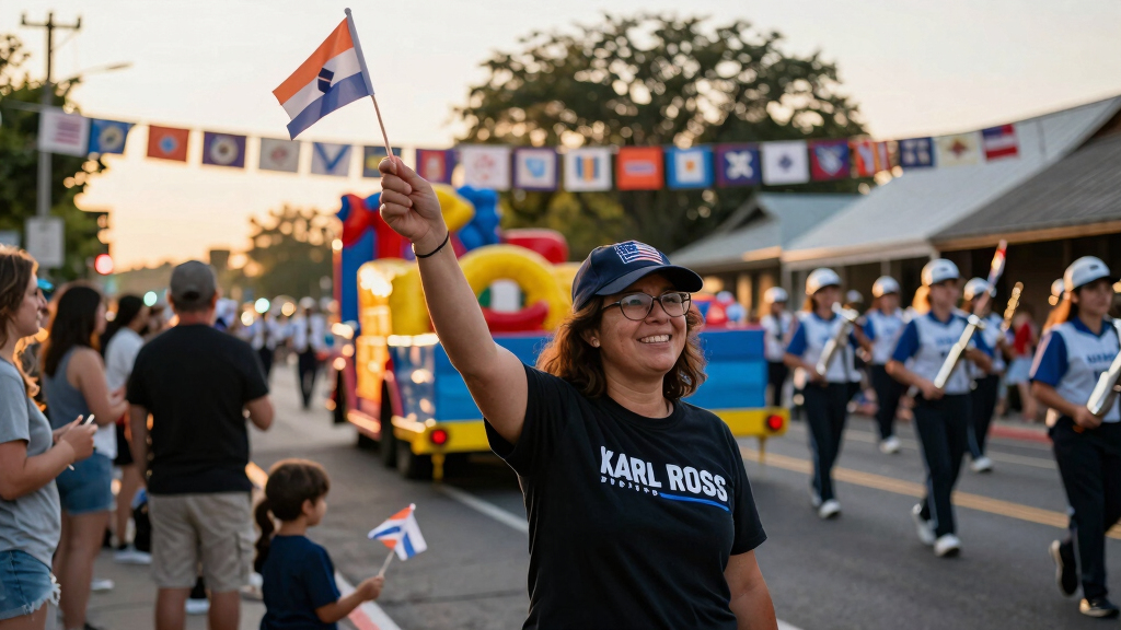 Licensable picture: The annual Independence Day Parade hosted by the Karl Ross American Legion Post wends its way through downtown Stockton on Jul.