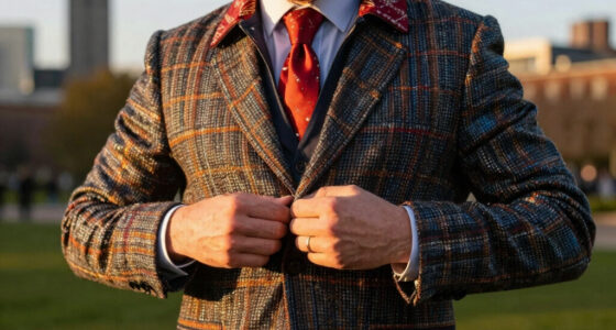 Swift and Kelce outfits by Northern Irish designer