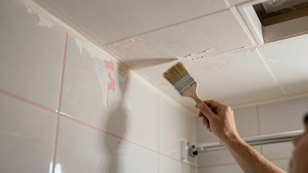 This Bath Had Peeling Molding, a Drop Ceiling, and Pink Grout — Now It's Classic