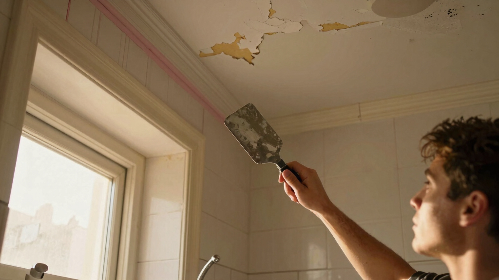 This Bath Had Peeling Molding, a Drop Ceiling, and Pink Grout — Now It's Classic