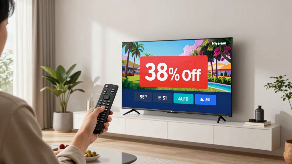 This Hisense 55-Inch Mini-LED TV Is 38% Off Right Now