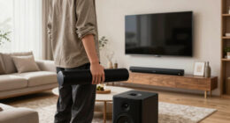 This Samsung Soundbar and Subwoofer Combo Is $80 Off Right Now