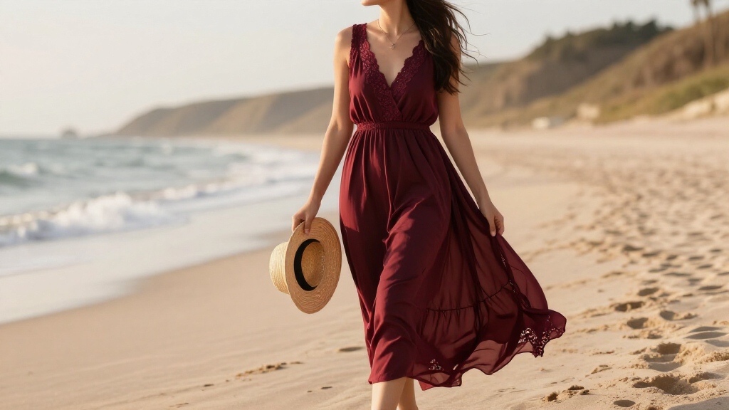 14 Best Burgundy Vacation Dresses in 2026
