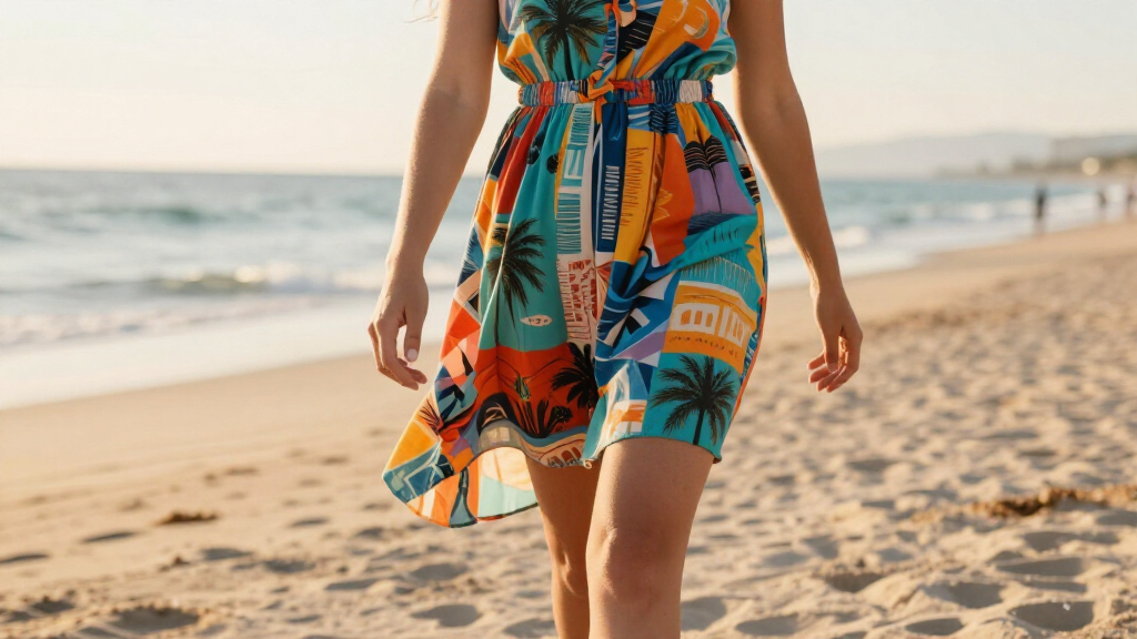 Postcard-Print Dresses Are Taking Over Summer Vacation Style