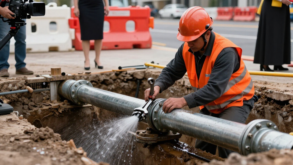 Water Main Break Near Del Amo Fashion Center Shuts Down Portion Of Crenshaw Boulevard