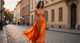 12 Best Orange Evening Gowns in 2026