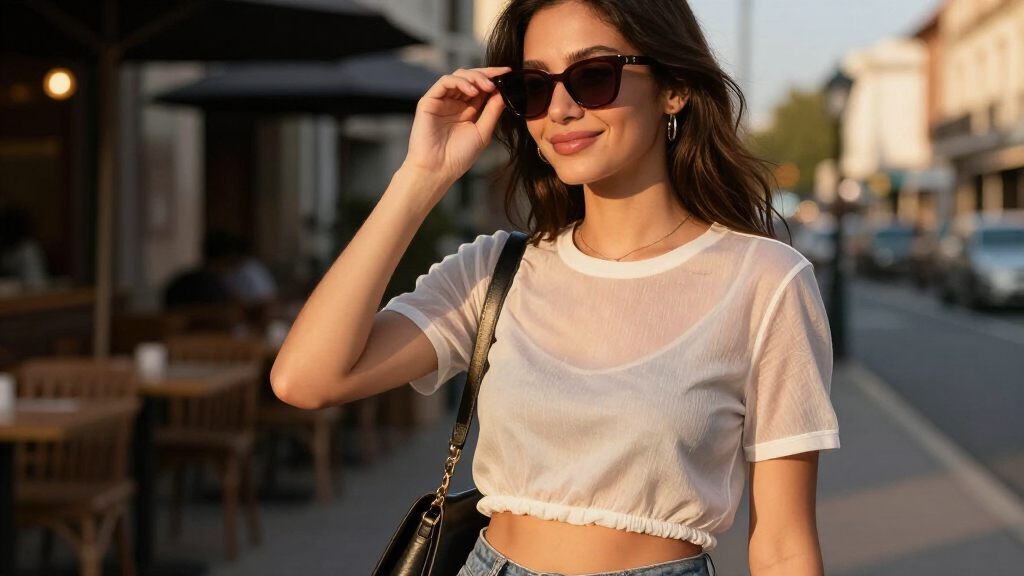 13 Best Sheer Cropped Tops in 2026