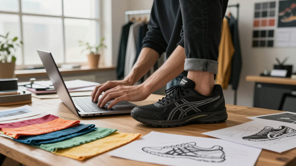 ASICS’ Blackberry Flavored Dad Shoe Has Fashion On The Brain