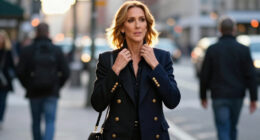 Céline Dion Looks So Sophisticated In Layers Of Double-Breasted Jackets