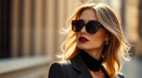 Carolina Herrera CH-0066 Sunglasses: Teal Meets Brown for Early Fall