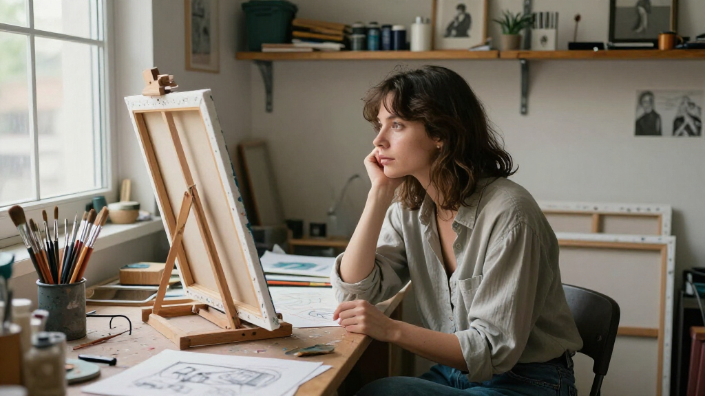 Painter Mia Middleton Presents An Eerie, Honest Look At The Trials Of Trying To Conceive