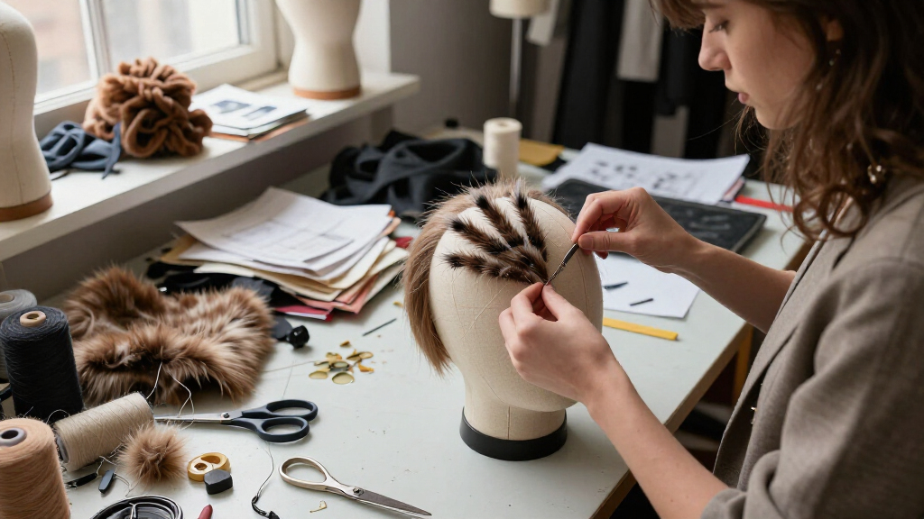 SHOWPONY Brings Hairy Claws And Deadstock Wigs To The SS27 Runway