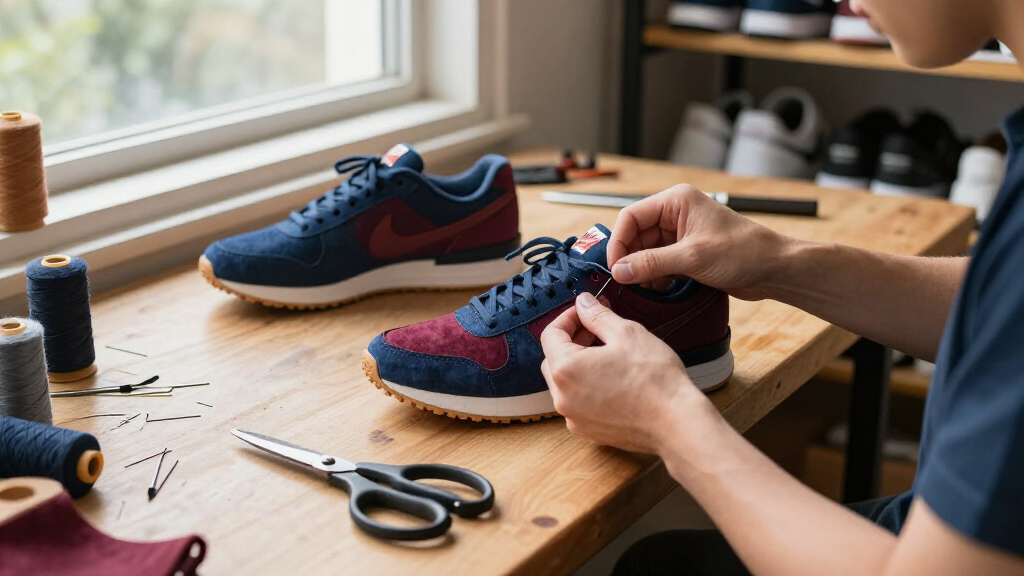 The Nike Air Monarch Trades Leather For Suede In Two Gum-Soled Holiday Colorways