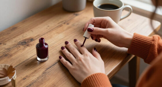 Anne Hathaway's Moody Fall Manicure Is So Stylish—Here's The Exact $13 Shade Behind Her "Cherry Noir" Nails