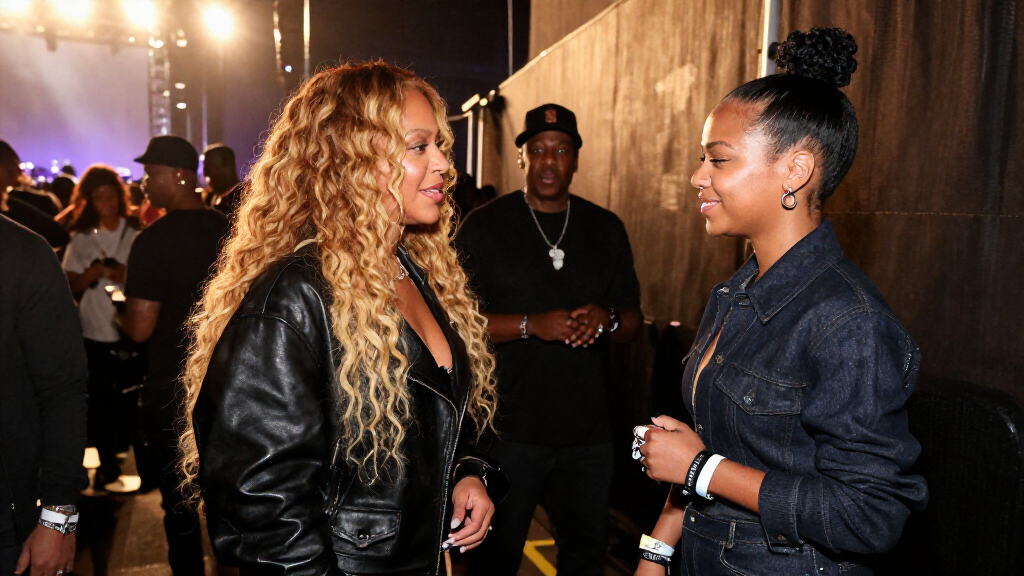 Beyoncé Shares Rare Photos With Blue Ivy Carter Backstage At Jay-Z’s L.A. Concert