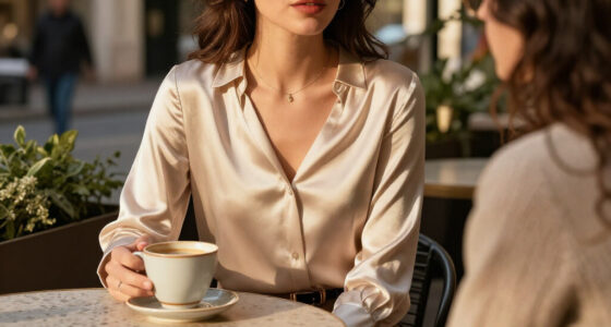 Grace Karin Women's Satin Long Sleeve V-Neck Blouse (Various) From $8.75