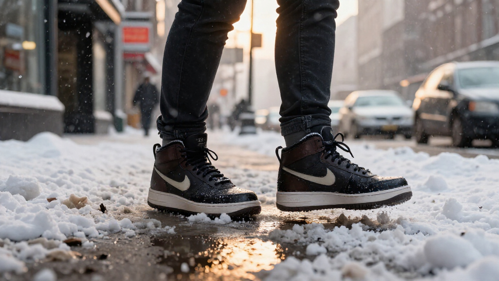 Nike’s Weatherized Forces Bring The Thunder During A Winter Storm