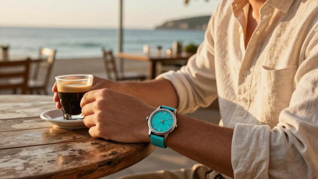 NORQAIN Gives Its Lightest Watch A Turquoise Treatment