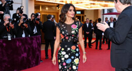 Penélope Cruz Blooms In Custom Chanel Gown Covered In Embroidered Flowers At BFI London Film Festival