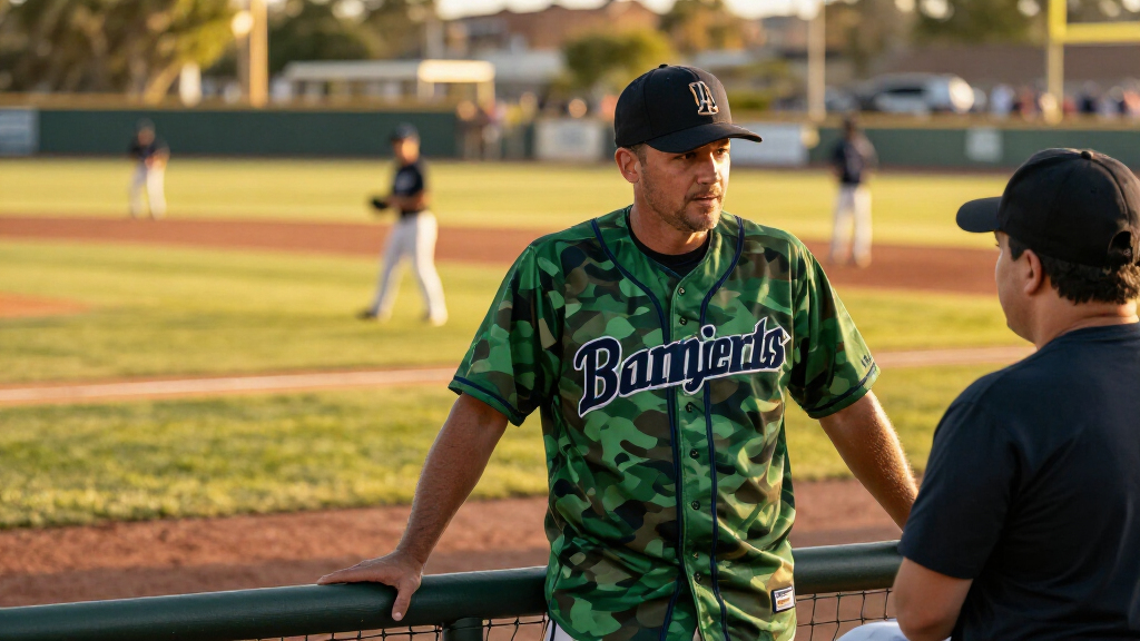The Mandalorian Men's Baseball Jersey (Camo, Limited Sizes) $3.45